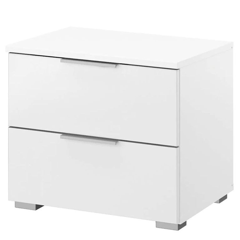 Rauch Alabama 2 Drawer Bedside Cabinet - Alpine White