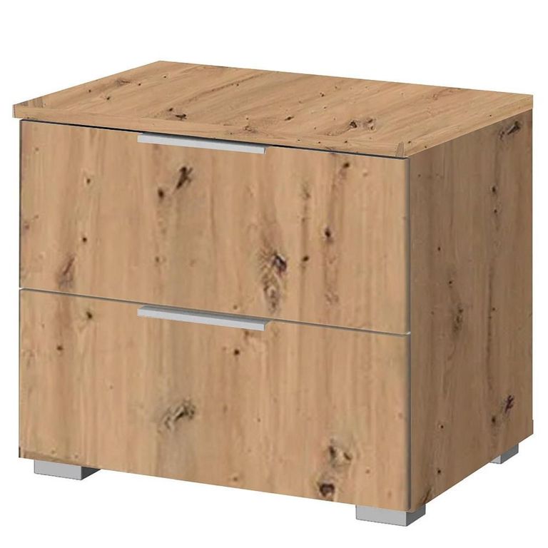 Rauch Alabama 2 Drawer Bedside Cabinet - Artisan Oak