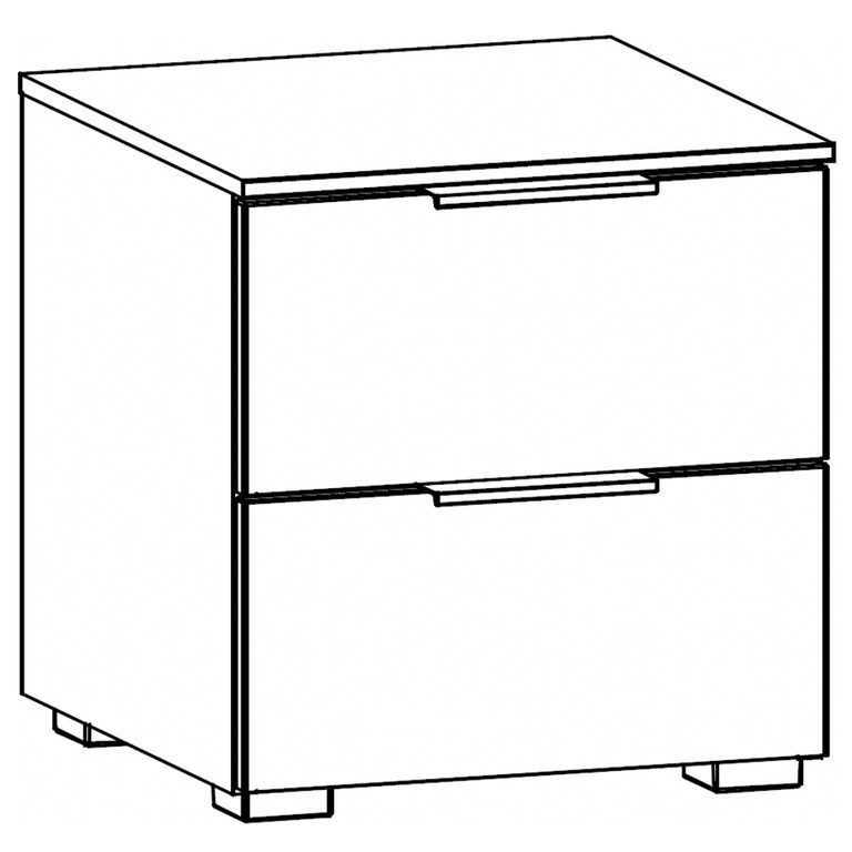 Rauch Alabama 2 Drawer Bedside Cabinet - Artisan Oak