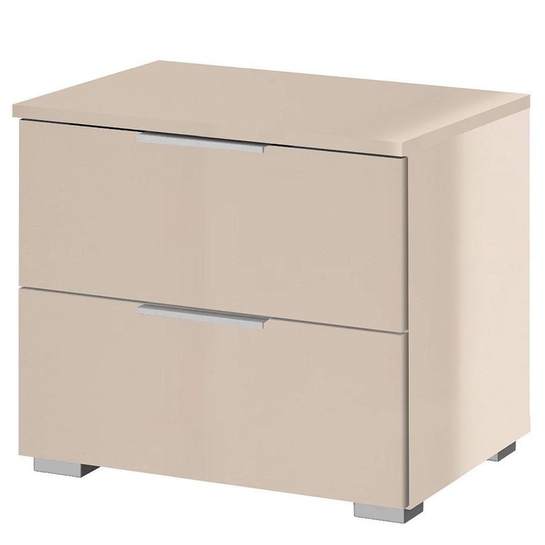 Rauch Alabama 2 Drawer Bedside Cabinet - Champagne