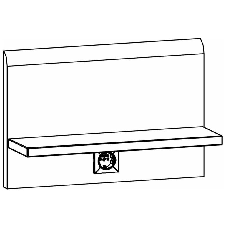 Rauch Evelyn 2 Drawer Bedside Cabinet - Alpine White