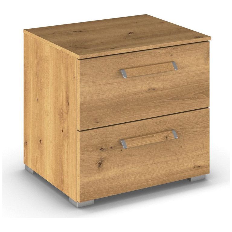 Rauch Evelyn 2 Drawer Bedside Cabinet - Wild Oak