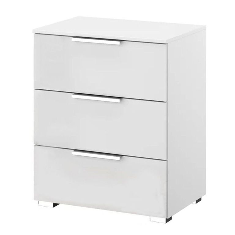 Rauch Texas 3 Drawer Bedside Cabinet - Alpine White