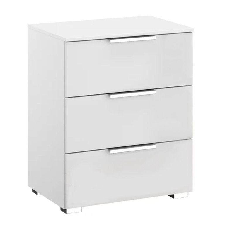 Rauch Texas 3 Drawer Bedside Cabinet - Alpine White