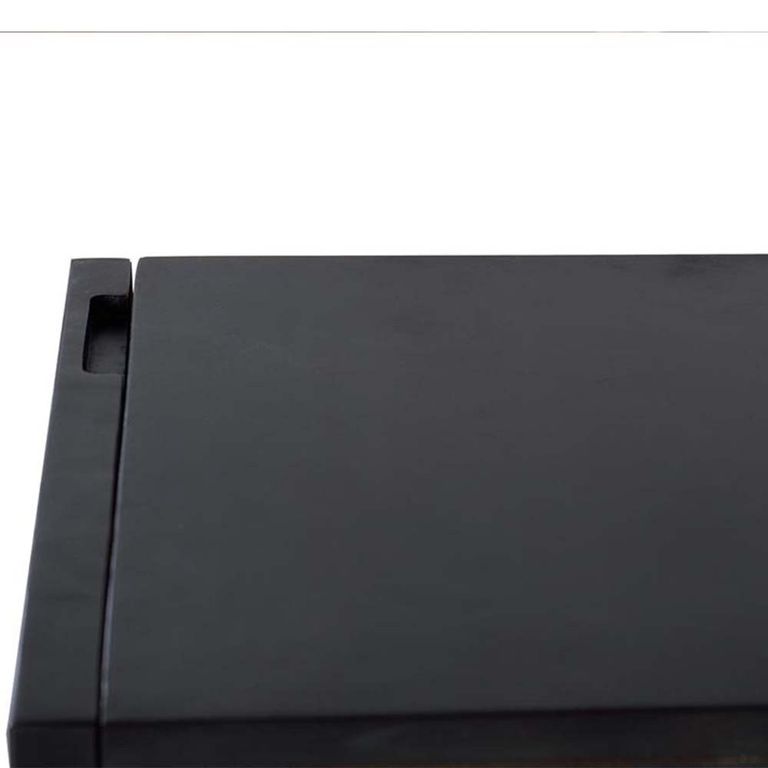 Refton Bedside Cabinet - Carved - Dark Mango Wood - 1 Door