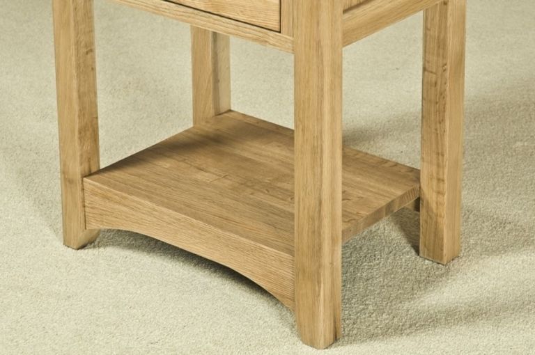 Shaker Oak Bedside Table