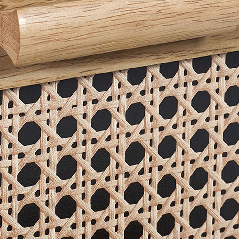 Sydney Bedside Cabinet - 2 Drawer - Faux Rattan