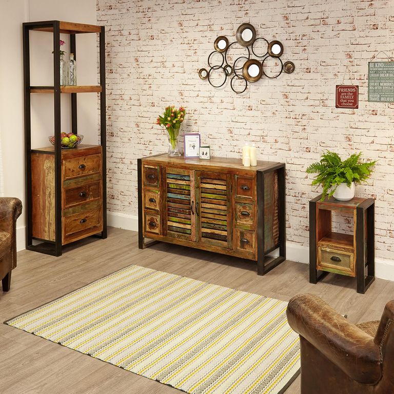 Urban Chic Reclaimed Bedside Table