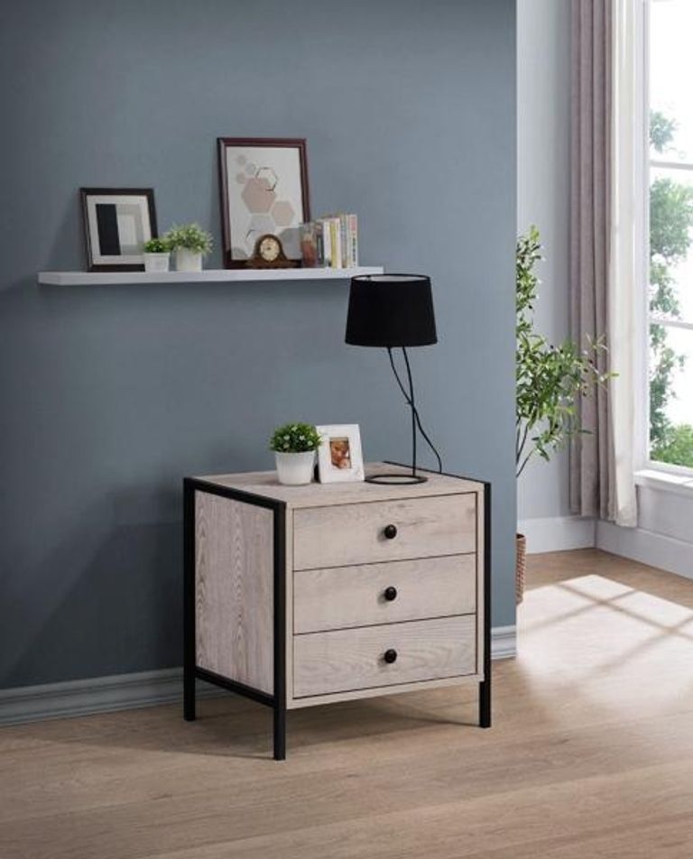 Warren 3 Drawer Bedside Cabinet - Variant Available