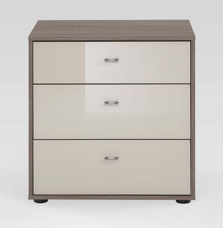 Tokio Bedside Cabinet - 3 Drawer - Variation Available