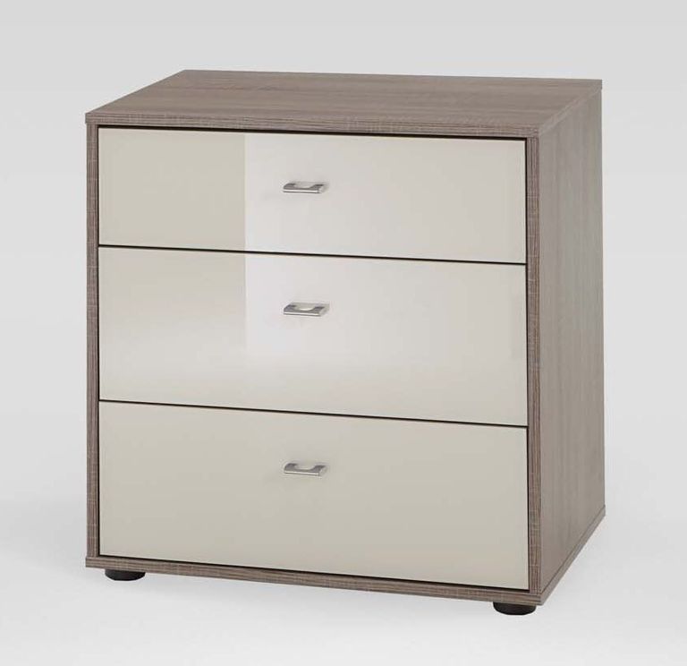 Tokio Bedside Cabinet - 3 Drawer - Variation Available
