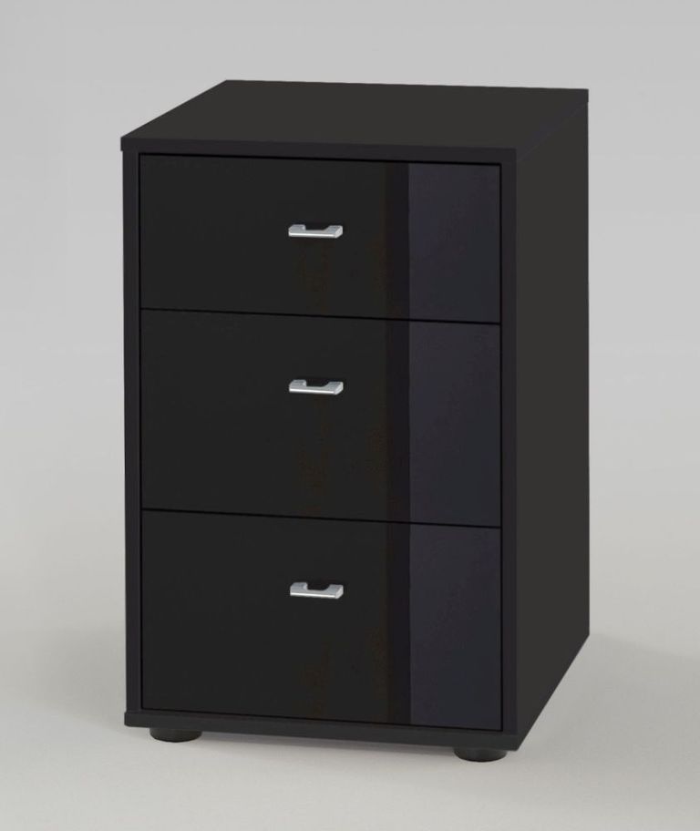 Tokio Bedside Cabinet - 3 Drawer - Variation Available