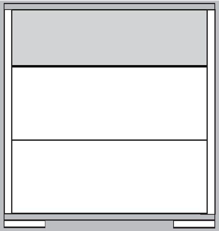 Tokio Bedside Cabinet - 3 Drawer - White - Silver Handle