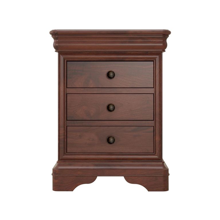 Antoinette Bedside Cabinet - 3 Drawer - Cherrywood