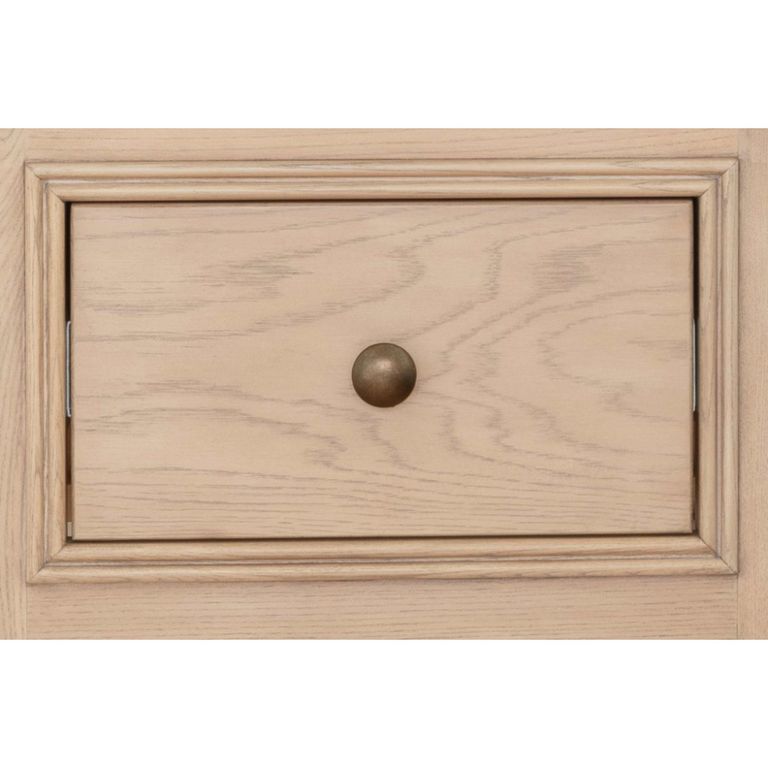 Toulon Bedside Table - 1 Drawer - Oak