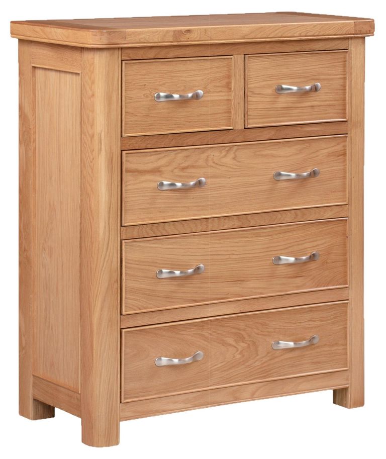 Clarion Chest - 2+3 Drawer - Oak