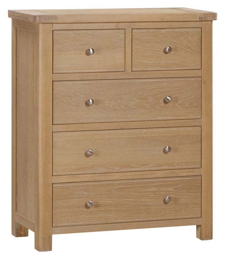 Hayley Chest - 2+3 Drawer - Oak