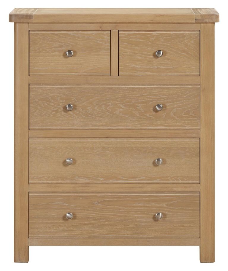 Hayley Chest - 2+3 Drawer - Oak