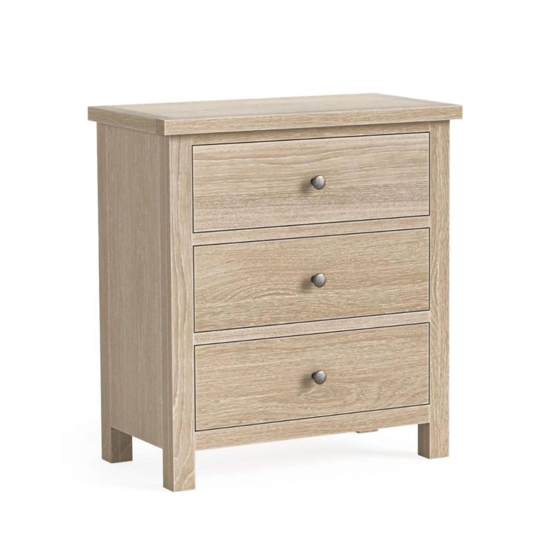 Modern Country Oak - Chest of Drawers - 3 Drawer