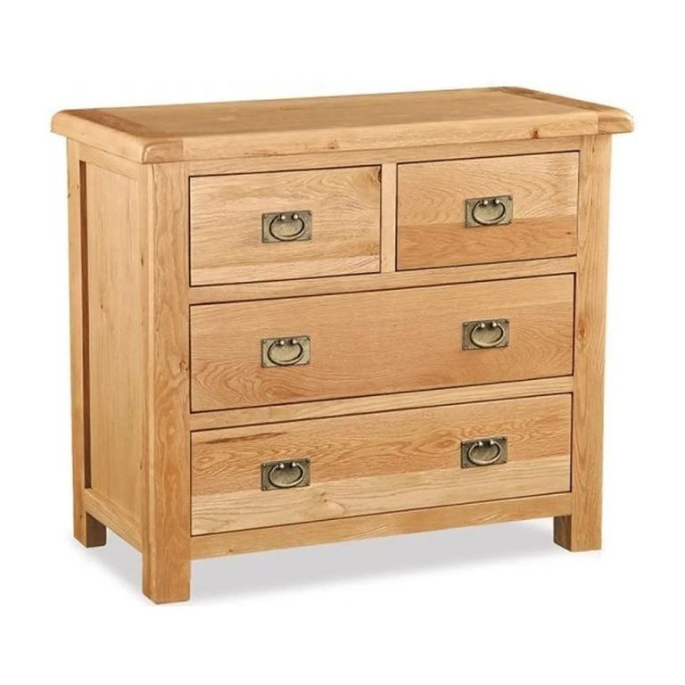 Salisbury Premium Small Chest - 2+2 Drawer - Oak