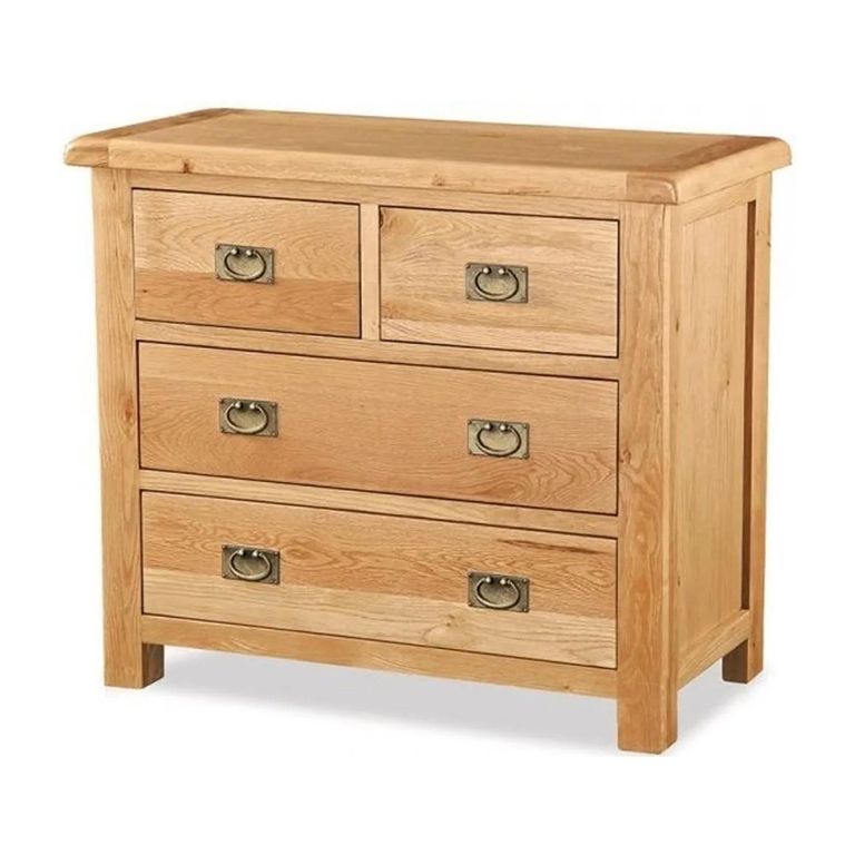 Salisbury Premium Small Chest - 2+2 Drawer - Oak