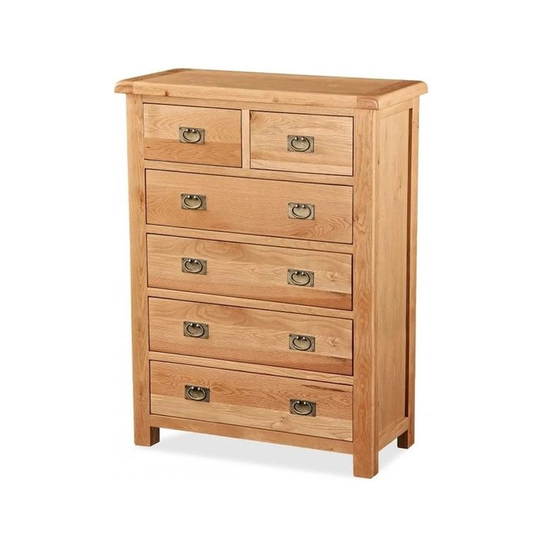 Salisbury Premium Chest - 2+4 Drawer - Oak