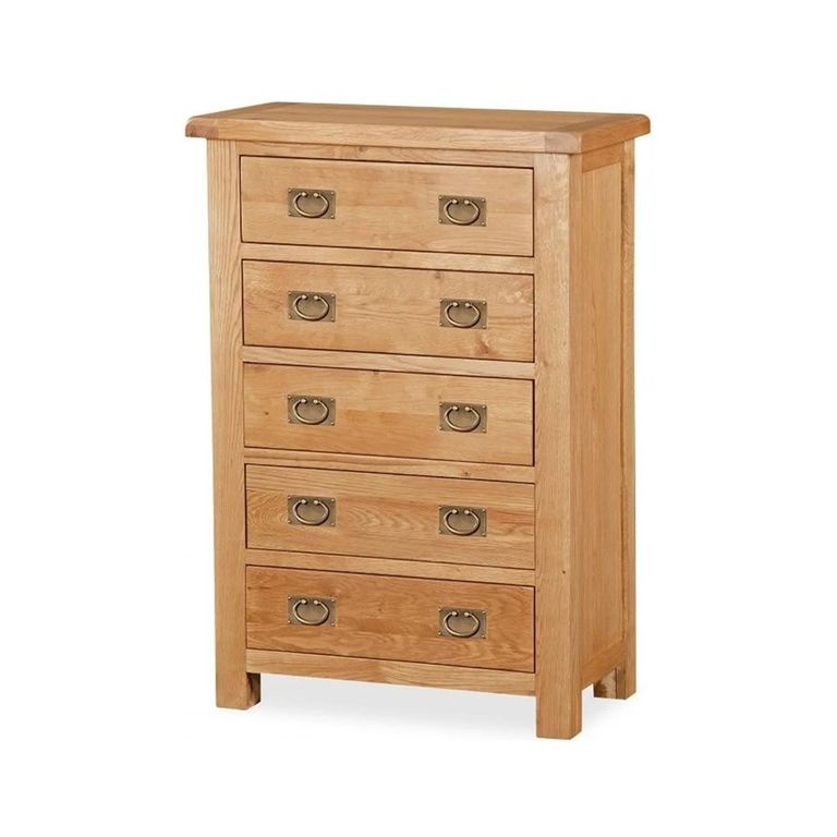 Salisbury Premium Chest - 2+3 Drawer - Oak