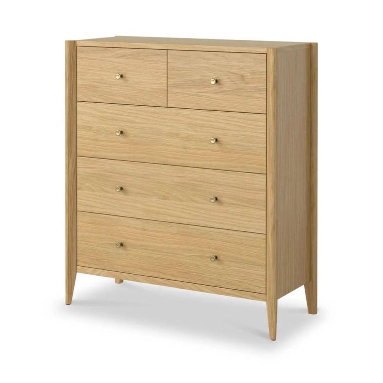 Paris Chest - 2+3 Drawer - Oak