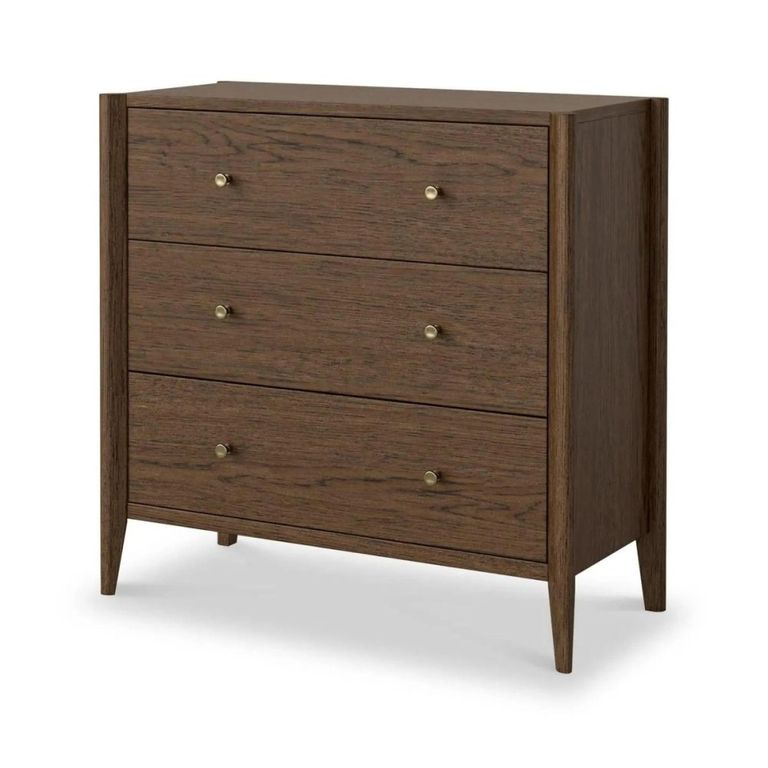 Paris Chest - 3 Drawer - Dark Oak