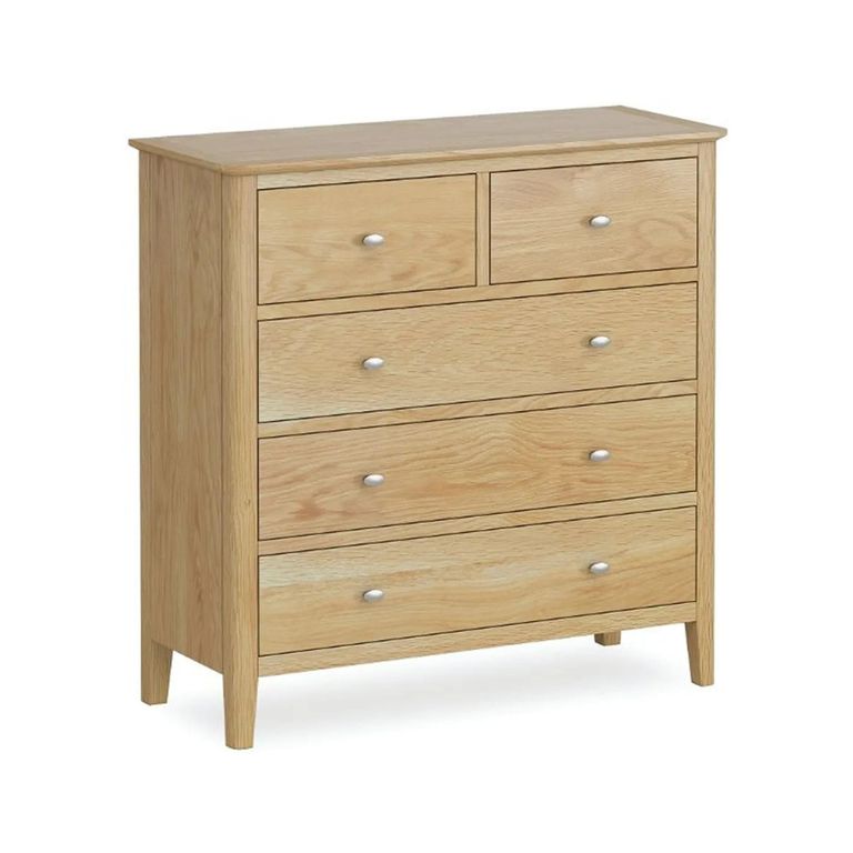 Bath Chest of Drawers - 2+3 Drawer - Oak