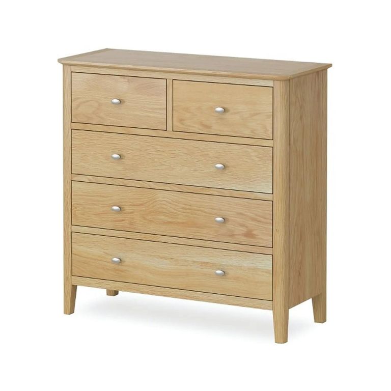Bath Chest of Drawers - 2+3 Drawer - Oak