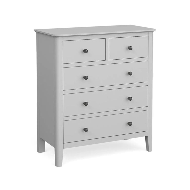 Stowe Chest - 2+3 Drawer - Grey