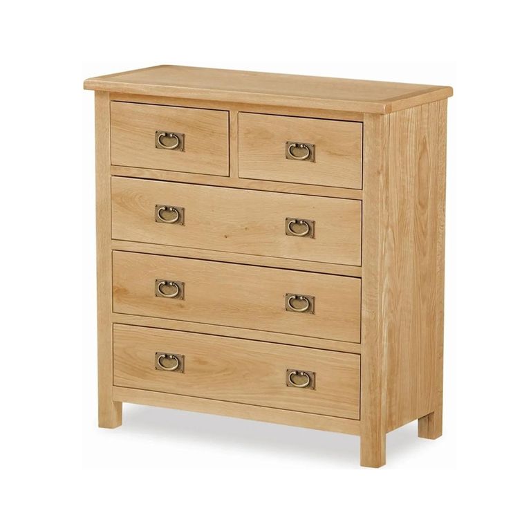 Salisbury Lite Chest - 2+3 Drawer - Oak