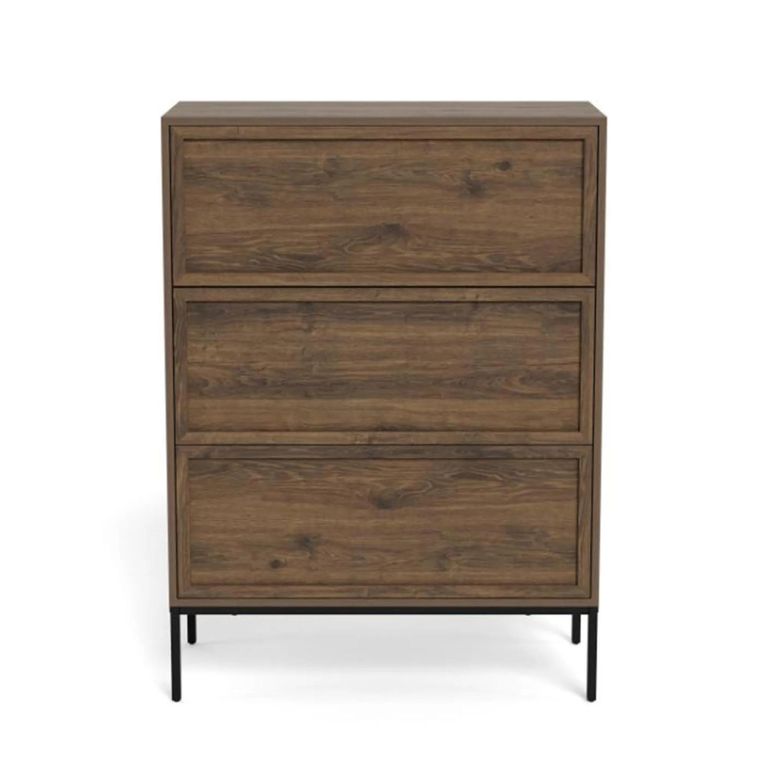 Palmdale Chest - 3 Drawer - Smoked Oak