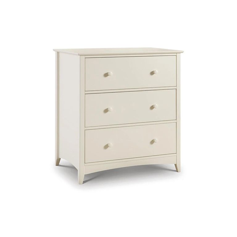 Cameo Chest of Drawers - 3 Drawer - Small - White