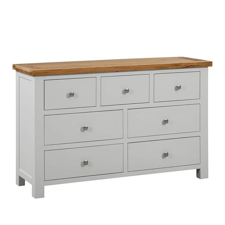 Lundy Chest - 3+4 Drawer - Grey Painted