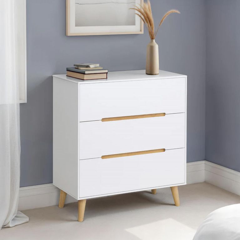 Alicia White Small Chest - 3 Drawer