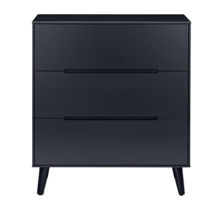 Alicia Black Small Chest - 3 Drawer