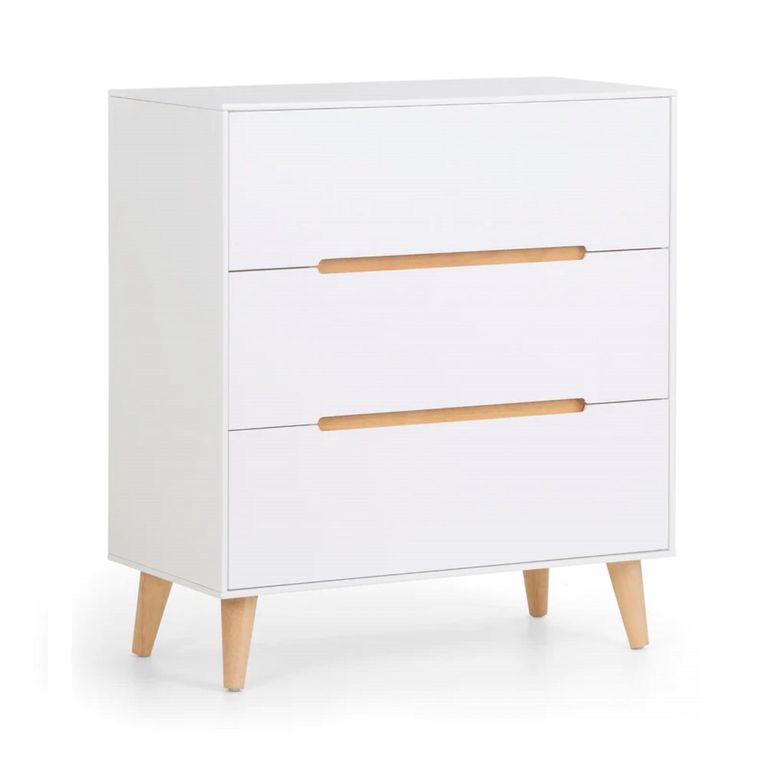 Alicia White Small Chest - 3 Drawer