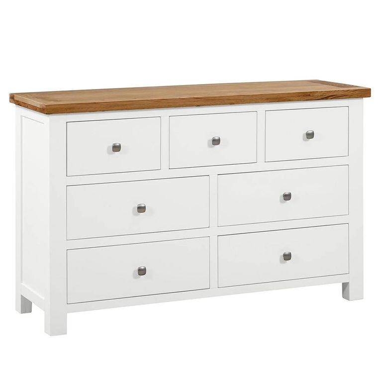 Lundy Chest - 3+4 Drawer - White Painted