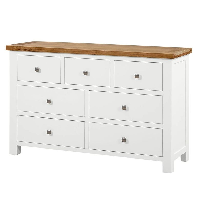 Lundy Chest - 3+4 Drawer - White Painted