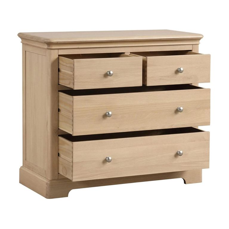 Cromwell Chest - 2+2 Drawer - Oak