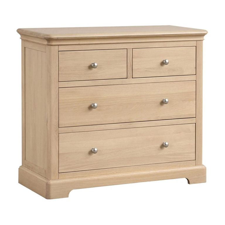 Cromwell Chest - 2+2 Drawer - Oak
