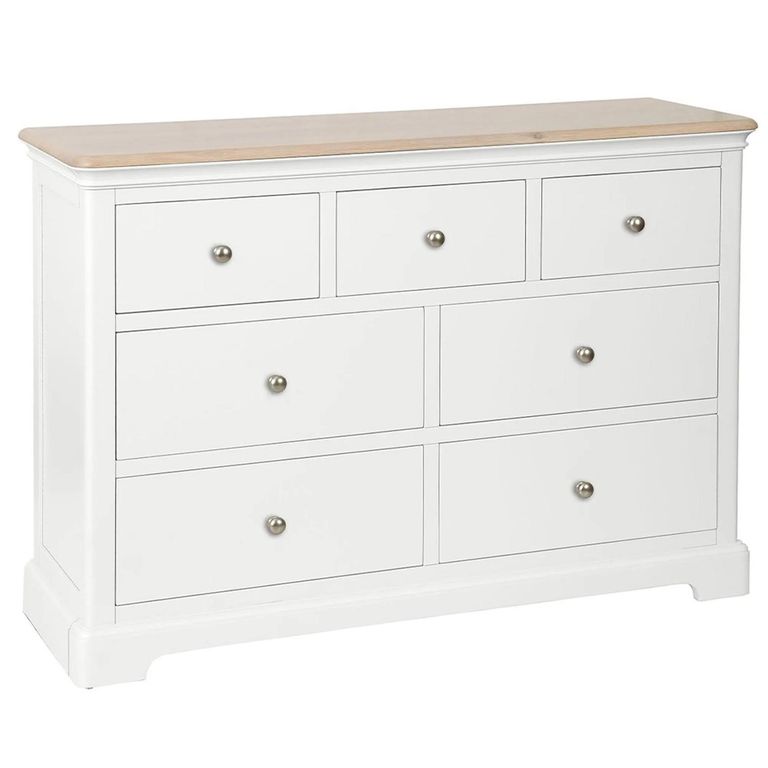 Cromwell Chest - 3+4 Drawer - White Painted