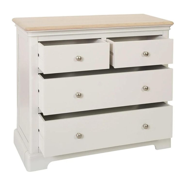 Cromwell Chest - 2+2 Drawer - Grey Painted