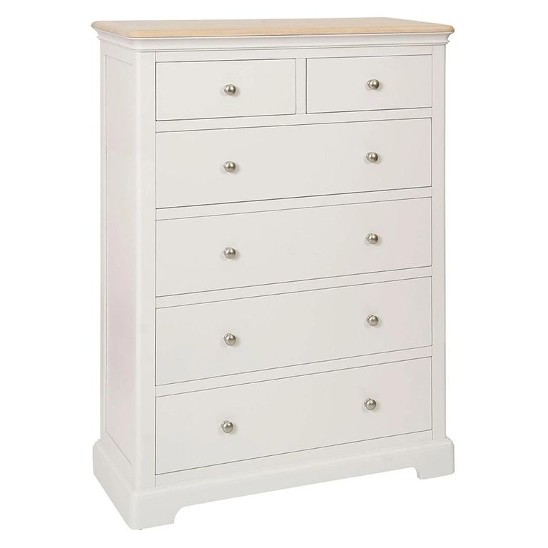 Cromwell Chest - 2+4 Drawer - Grey Painted