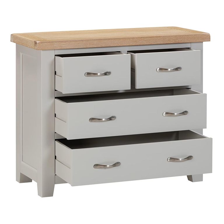 Wilmont Chest - 2+2 Drawer - Grey Painted