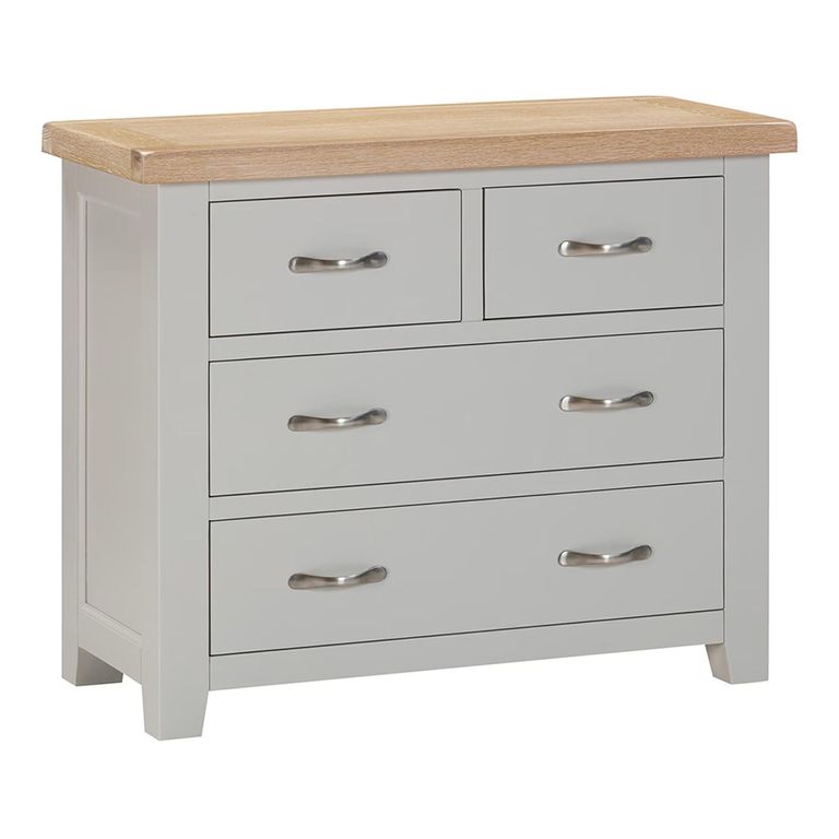 Wilmont Chest - 2+2 Drawer - Grey Painted