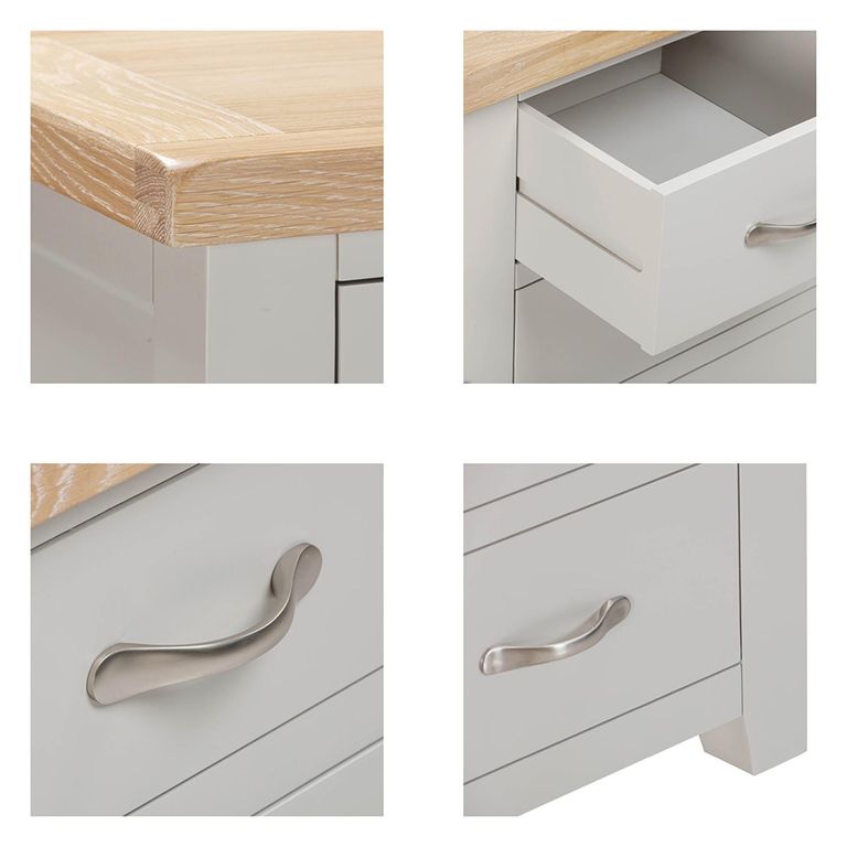 Wilmont Chest - 2+2 Drawer - Grey Painted