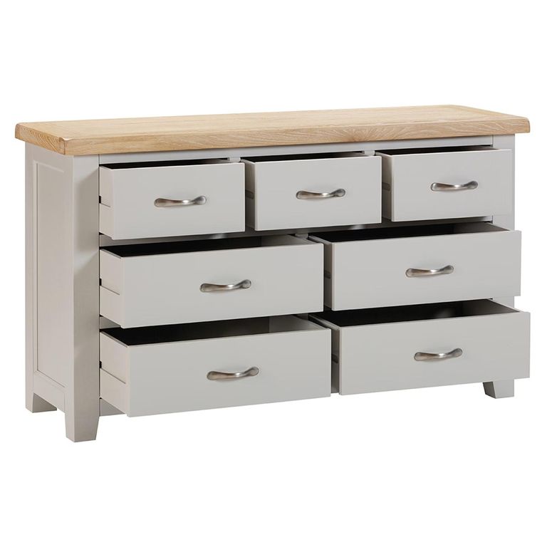 Wilmont Chest - 3+4 Drawer - Grey Painted